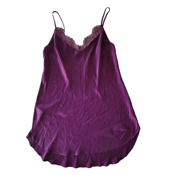 Victoria's Secret Other - Victoria’s Secret Lace Nightie, Plum Purple, Adjustable, Size Large Lingerie